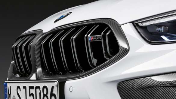 M Performance kidney grille, carbon fibre BMW M Performance Parts close-up