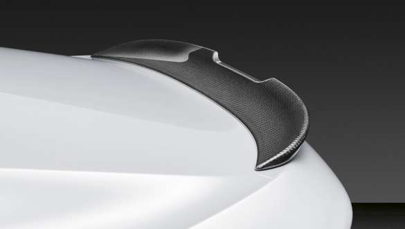 M rear spoiler carbon fibre BMW M Performance Parts close-up