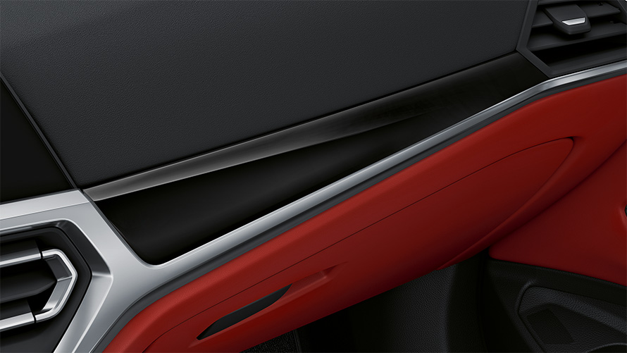 BMW individual interior trim finishers piano finish black BMW 4 Series Coupé Individual G22 2020 