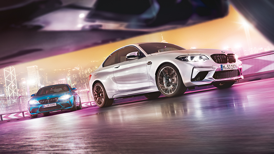 Technical data BMW M2 Competition F87 2018 Hockenheim Silver metallic 2020 BMW Individual side view