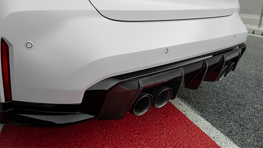 BMW M3 CS G80 M Titanium rear silencer