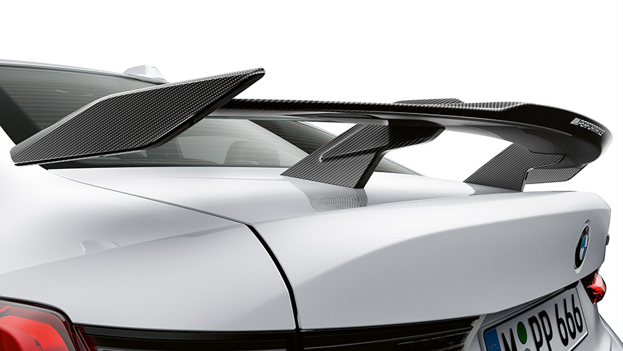 M Performance rear wing BMW M Performance Parts close-up